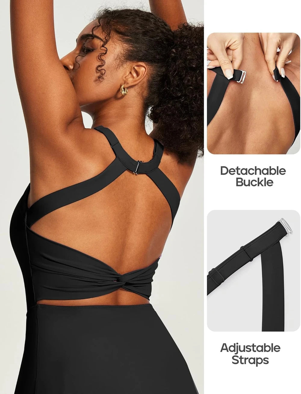 Heathyoga Tennis Dress with Shorts